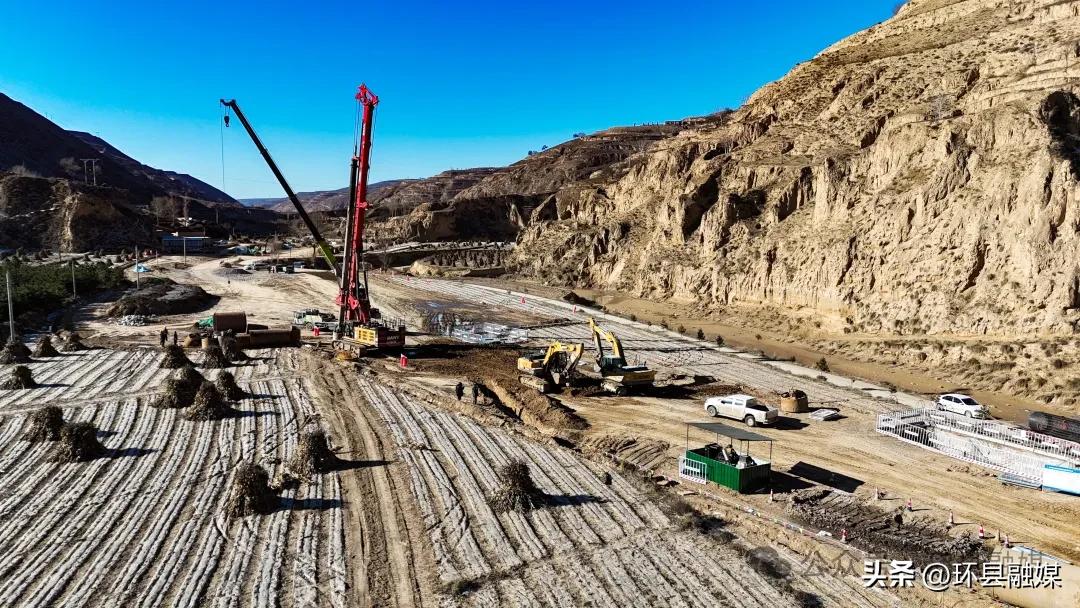 G341线华二项目环县境内工程全面复工跑出新年建设加速度今