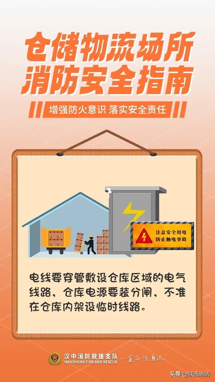 这份仓储物流场所消防安全指南,请注意查收!