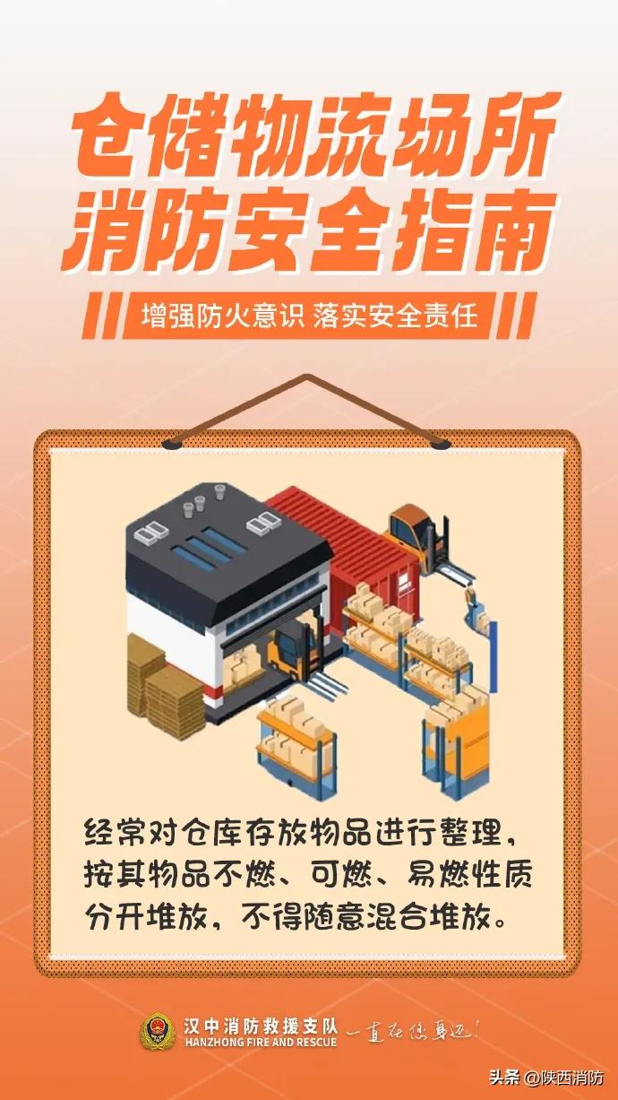 这份仓储物流场所消防安全指南,请注意查收!