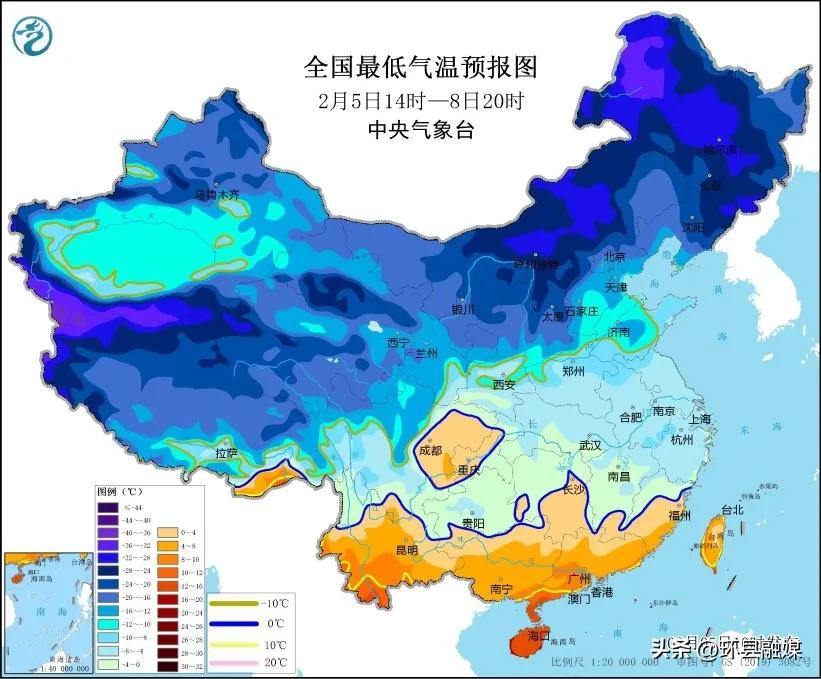 局地降温超10℃!蛇年首个寒潮预警来了!