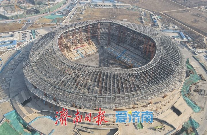 济南黄河体育中心足球场项目展雄姿