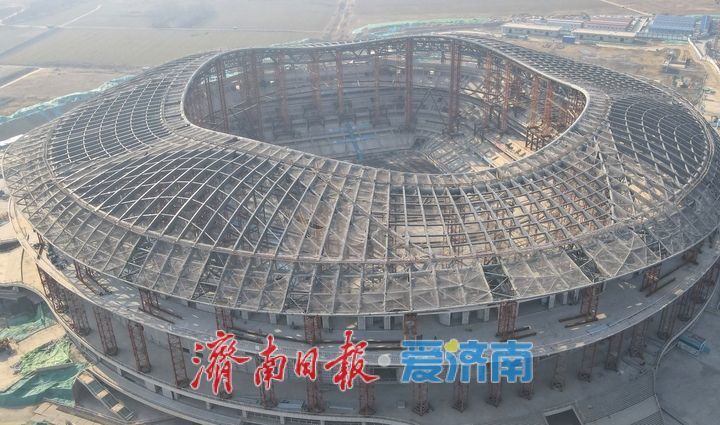 济南黄河体育中心足球场项目展雄姿