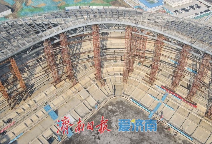 济南黄河体育中心足球场项目展雄姿