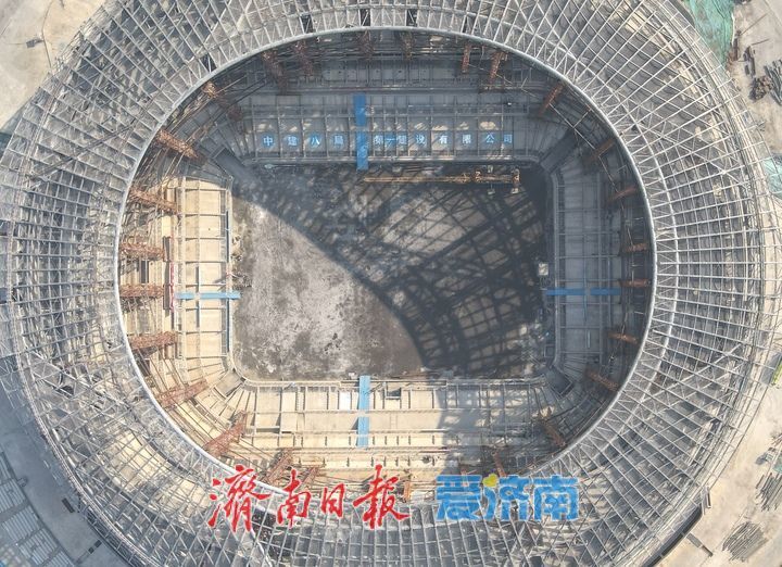济南黄河体育中心足球场项目展雄姿