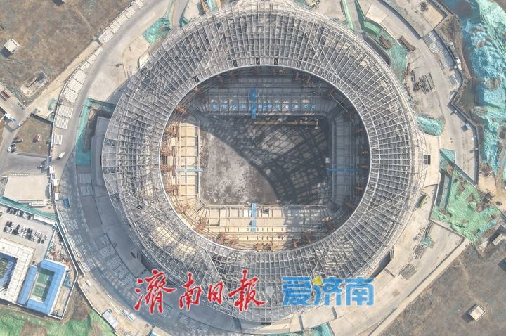 济南黄河体育中心足球场项目展雄姿