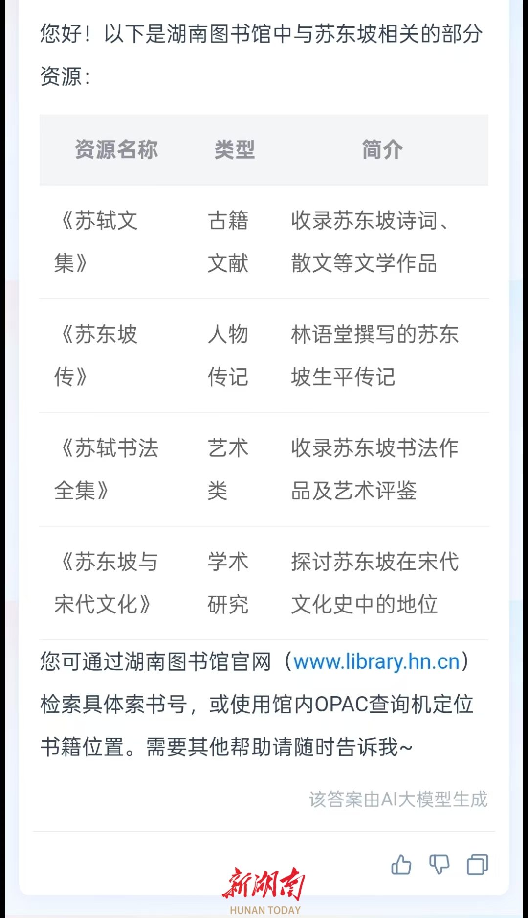 湘图AI馆员湘湘上岗,DeepSeek加持找书查活动更方便!今日头