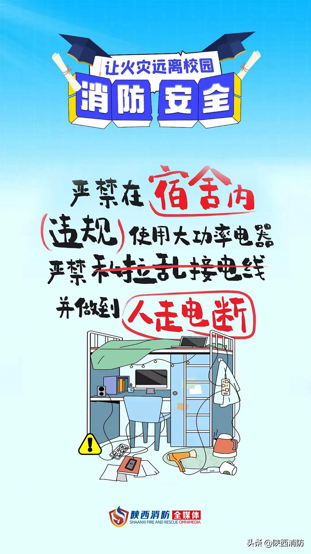 北京一知名高校宿舍起火,校园消防安全要注意……