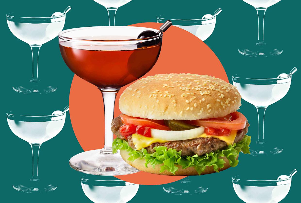 汉堡与曼哈顿：天作之合的美食搭配？